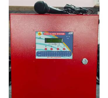 6 wire lopping fire alarm with pa system with talk back & voice sounder